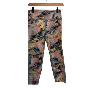 Athleta Girl * Simone Biles Abstract Patterned Leggings Hidden Cord Drawstring